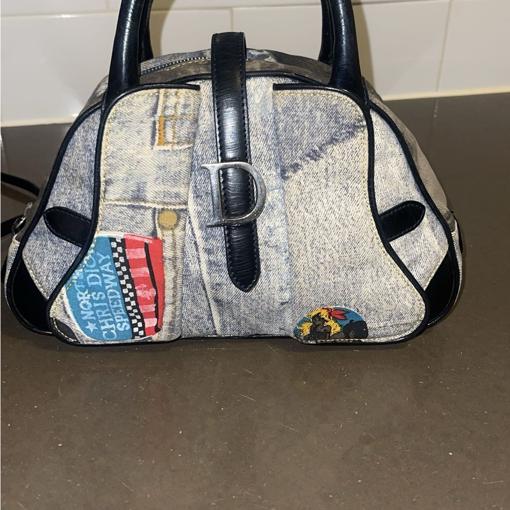 Christian Dior John Galliano 2002 Patchwork Handb… - image 1